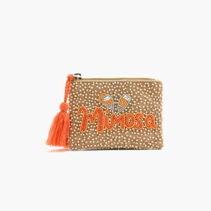 Fringe Beaded Clutch